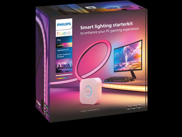 Immagine prodotto Philips Hue Play Gradient incl. Ponte (Multicolore, 187.50 cm, Interno)