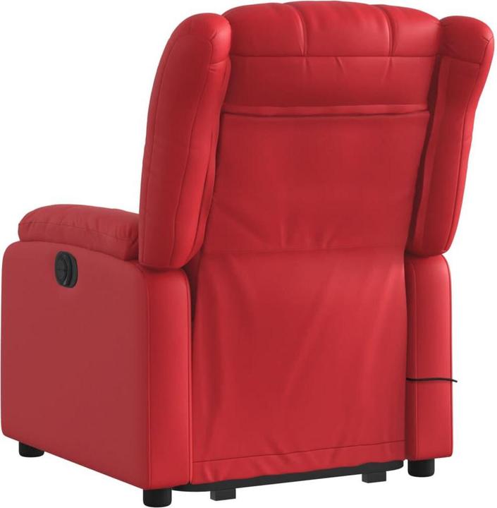 Produktbild VidaXL Massagesessel mit Aufstehhilfe Elektrisch Rot Kunstleder
