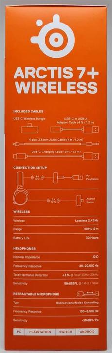 Actual product image SteelSeries Arctis 7+ (Cable)
