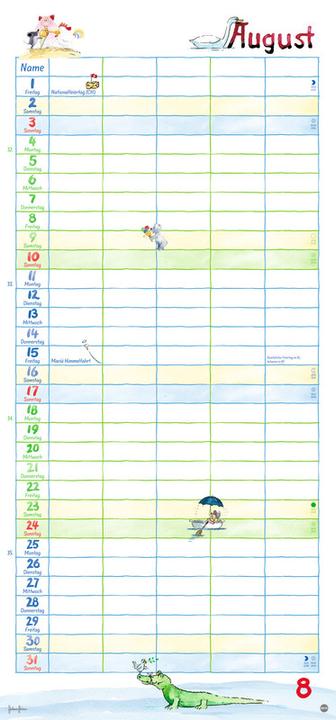 Actual product image Heye Familienplaner (21 x 45 cm)