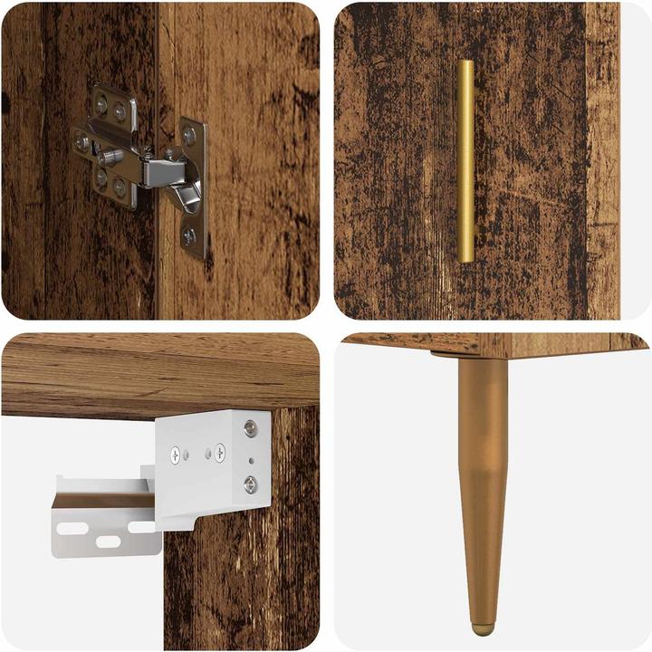 Image du produit vidaXL Modernes Highboard (34.50 x 34 x 180 cm)