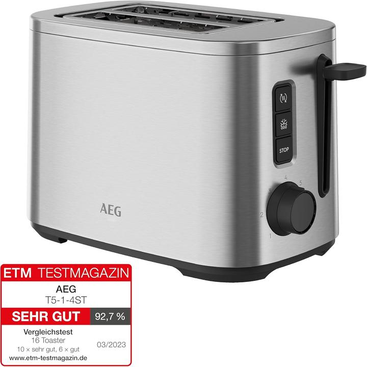 Immagine prodotto AEG Toaster mit 7 Einstellungen und Countdown-Timer
