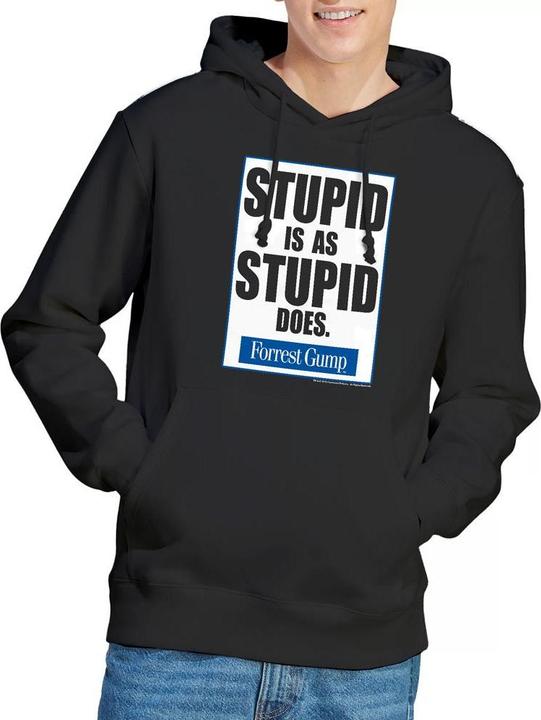 Produktbild Forrest Gump Stupid Is Kapuzenpullover (S)