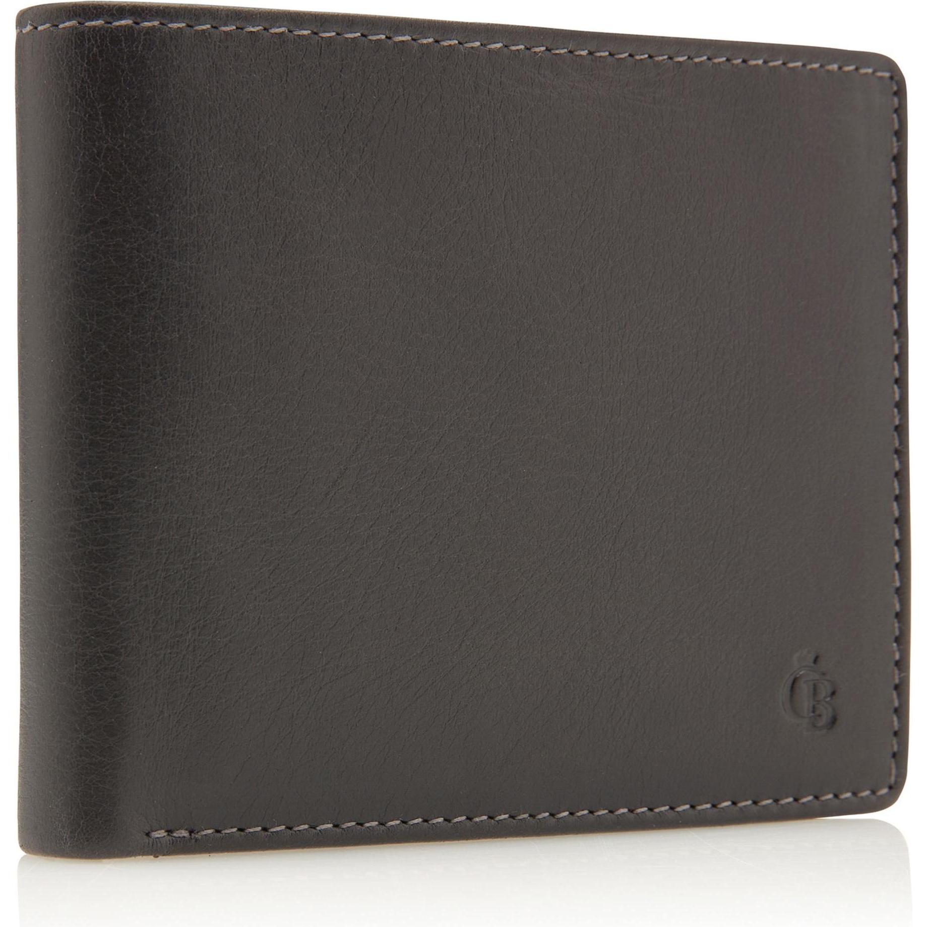 Thumbnail - Castelijn & Beerens, Herren, Portemonnaie, Canyon Geldbörse RFID Leder 11 cm, Schwarz
