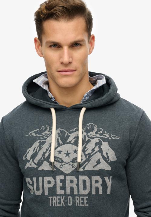 Immagine prodotto Superdry Lo-Fi Outdoor locker geschnittenes, einfarbiges Hoodie (XL)