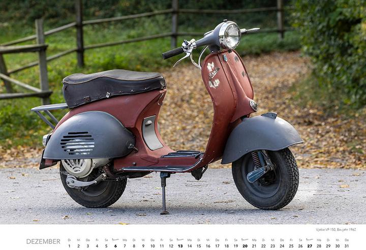 Produktbild Vespa Kalender 2026 (47.5 x 33 cm)