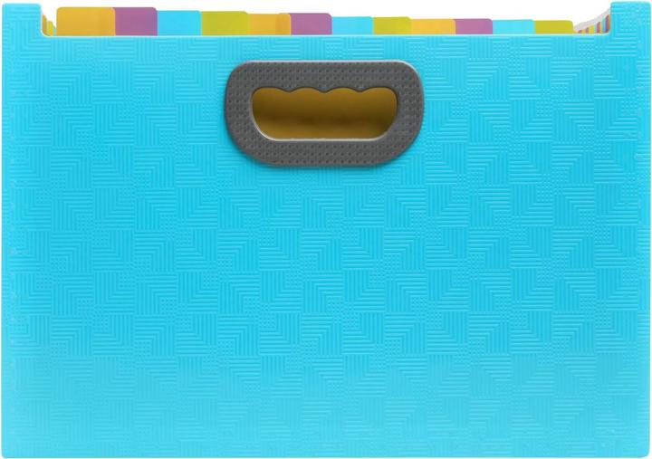 Actual product image Exacompta Offene Dokumententasche Maxi, 24 Fächer, Recycling-PP, Kollektion Pop'N Co (A4)