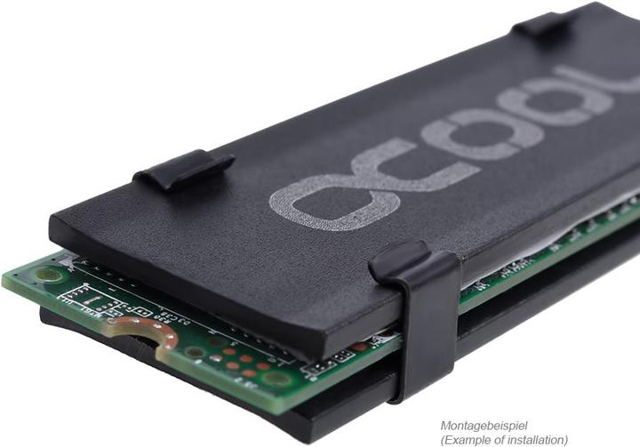 Produktbild Alphacool HDX - M.2 SSD M01 - 80mm - Schwarz