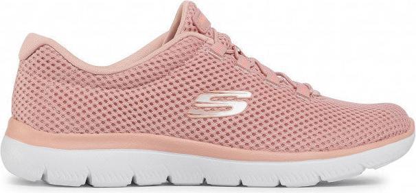 white trim, rose mesh