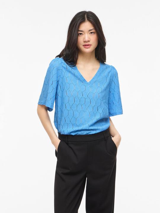 Immagine prodotto Vila VIMARCELLA V-Ausschnitt Oberteil mit kurzen Ärmeln (S)