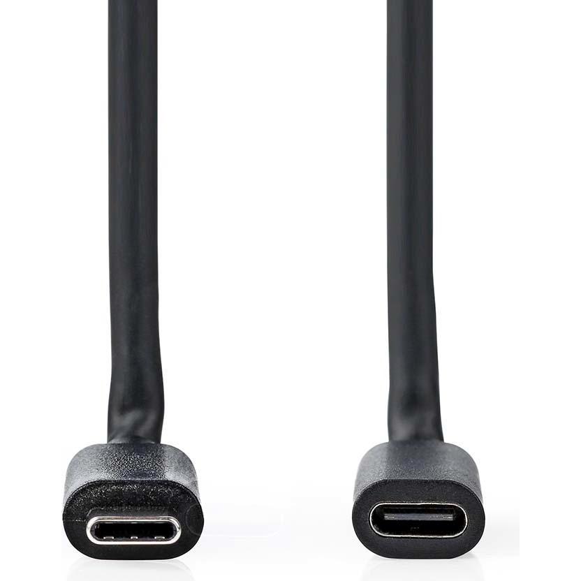 Thumbnail - Nedis USB-Kabel USB 3.2 Gen 1 USB-C™ Stecker USB-C™ Buchse 4K@60Hz 5 Gbps Vernickelt 2 (2 m, USB 3.2 Gen 1), USB Kabel