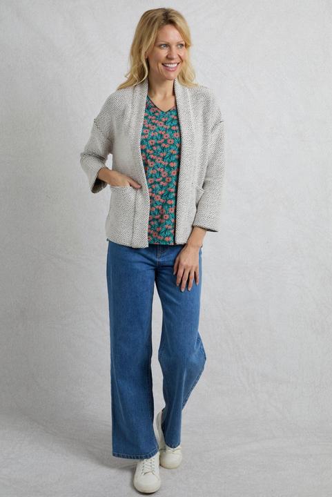 Produktbild Weird Fish Santosh Strickjacke kurz geschnitten (46)