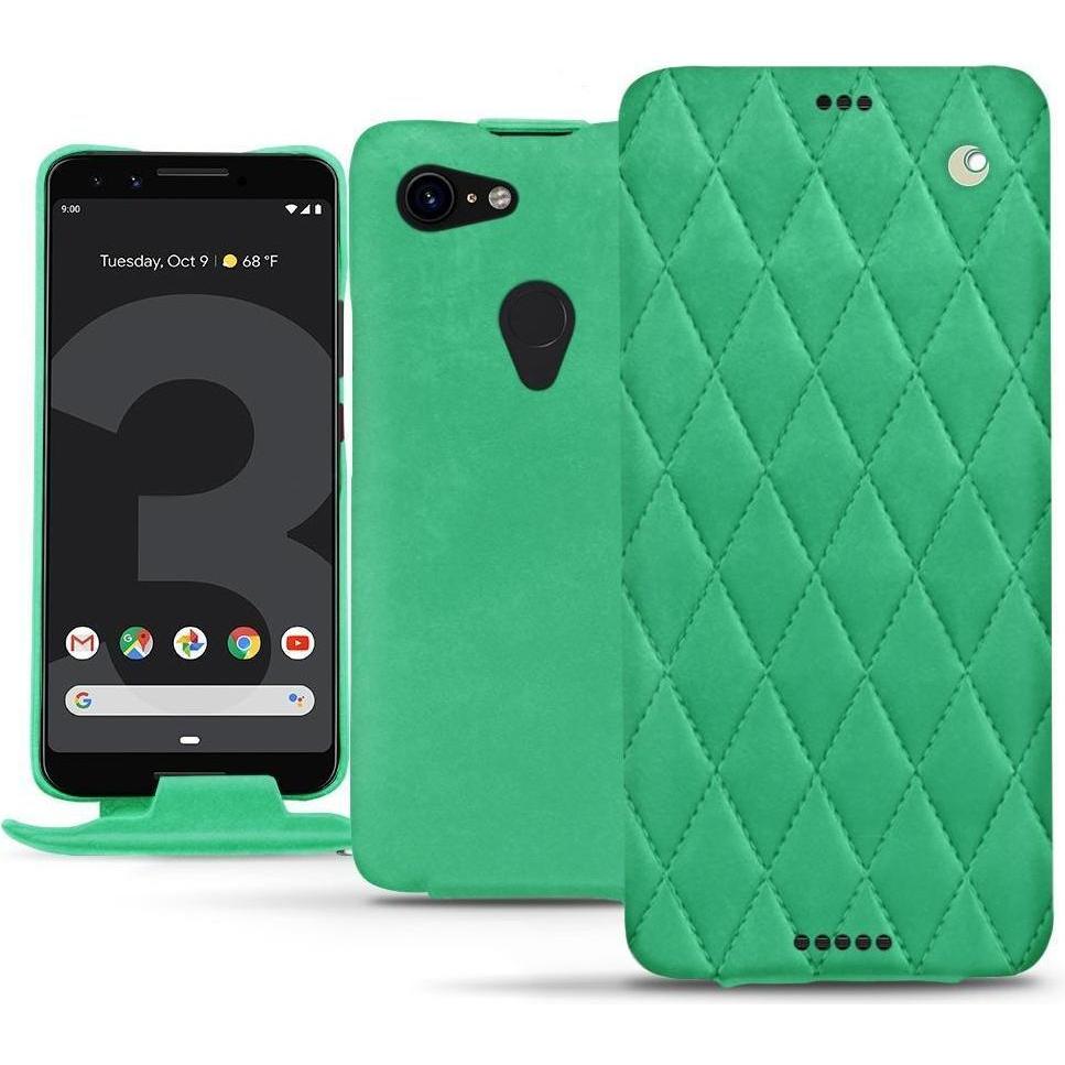 Noreve Lederschutzhülle vertikal (Google Pixel 3 XL), Smartphone Hülle, Violett