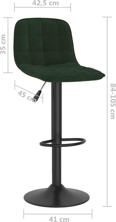 Produktbild vidaXL Barstuhl