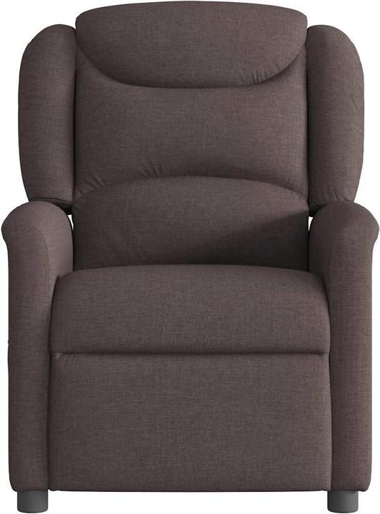 Immagine prodotto vidaXL Poltrona massaggiante in tessuto marrone scuro Poltrona massaggiante TV