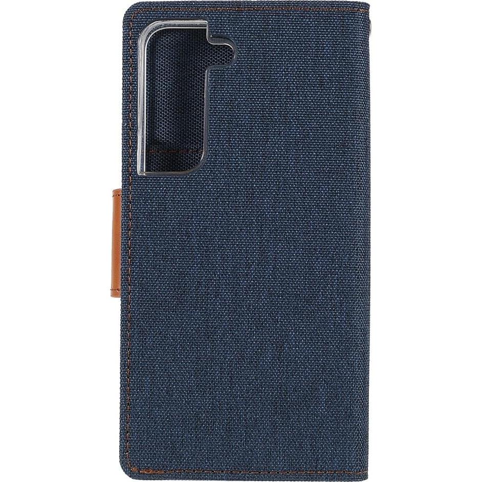 Thumbnail - Mercury Galaxy S22+ - Canvas Stoff Etui dunkelblau (Samsung Galaxy S22+), Smartphone Hülle, Blau