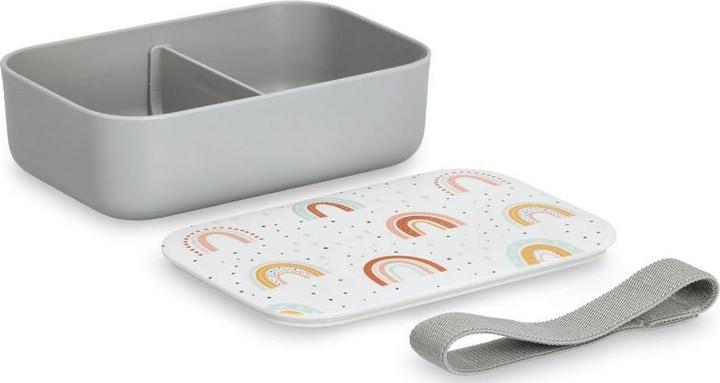 Actual product image Zeller Present Rainbow" lunch box, plastic