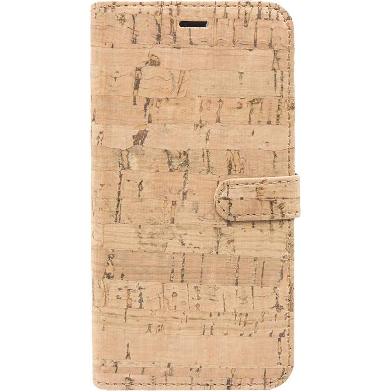 Tellur Book case for iPhone 7 cork (Apple iPhone 7), Smartphone Hülle, Braun