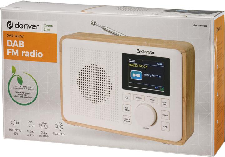 Produktbild Denver DAB-60LW Greenline (DAB+, FM, Bluetooth)