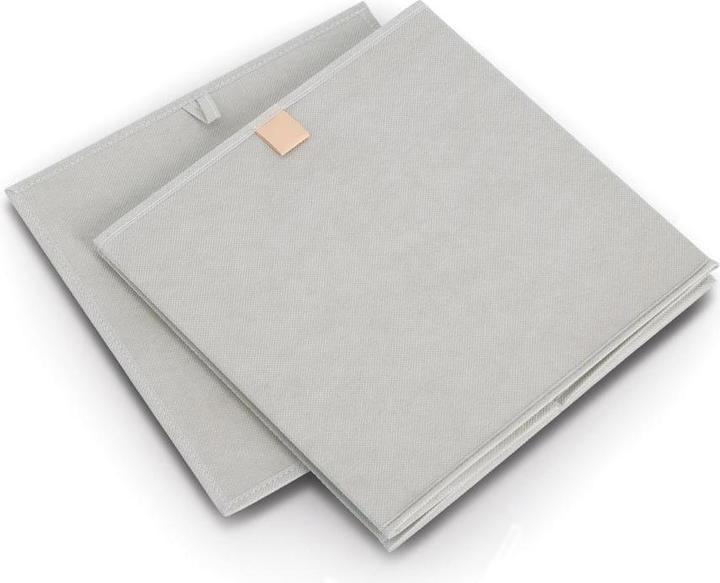 Image du produit Zeller Present Boîte de rangement non tissé gris 32x32x32 cm (32 x 32 x 32 cm, 2.39 l)