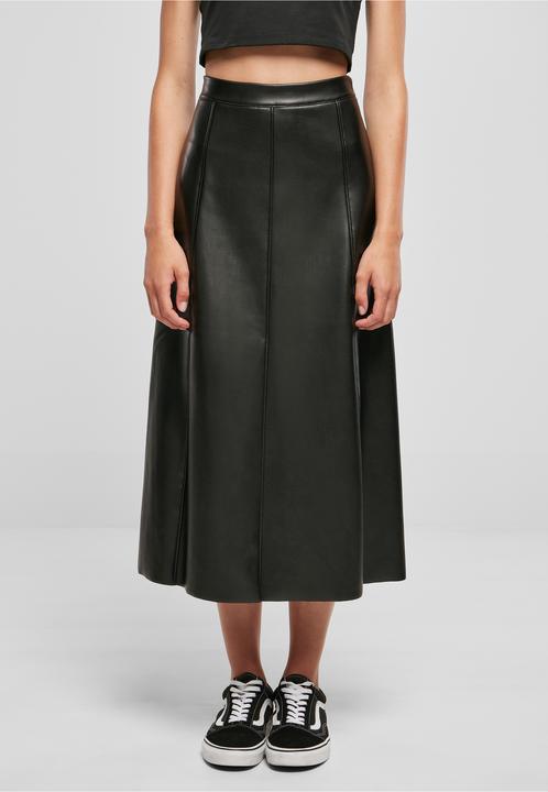 Produktbild Urban Classics Midi-Rock aus Kunstleder für Frauen (S)