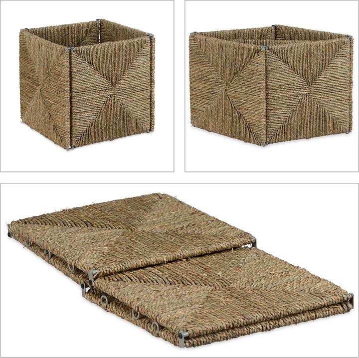 Actual product image Relaxdays Storage basket (1 x, 30 x 30 x 30 cm)