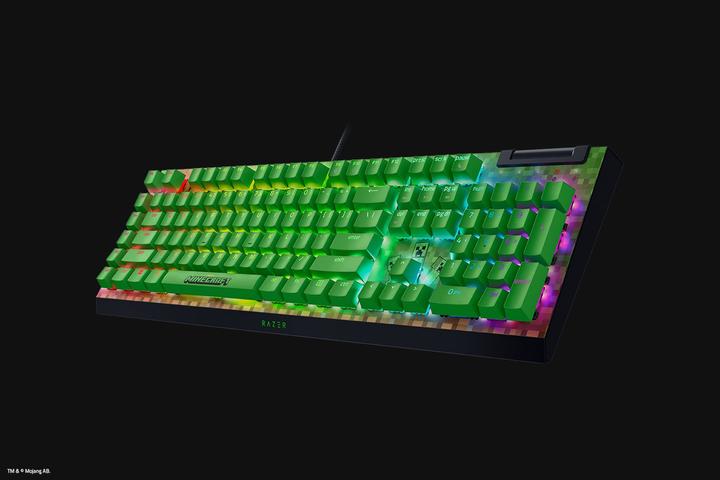 Actual product image Razer Blackwidow V4 X Minecraft Edition (US, Cable)