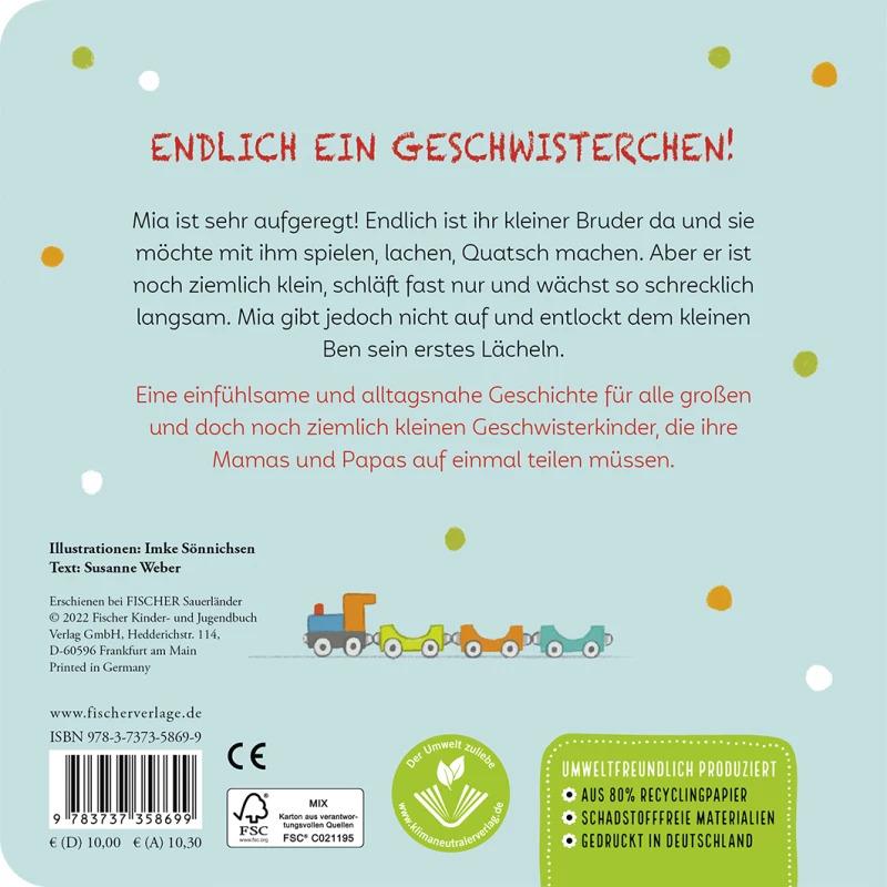 Thumbnail - S. Fischer Publishing, Babybücher, Hallo Baby, lach mit mir! (Pappbilderbuch für alle Geschwisterchen) (Deutsch)