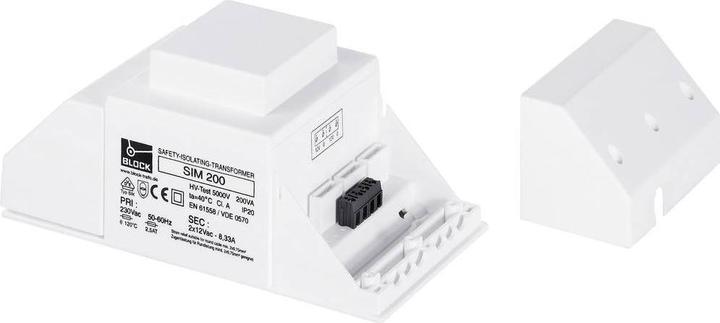 Produktbild Block Sicherheitstransformator 100VA Serie SIM