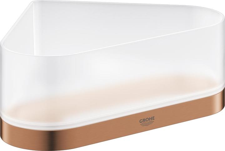 Grohe tablette de douche d'angle SELECTION avec support warm sunset brossé