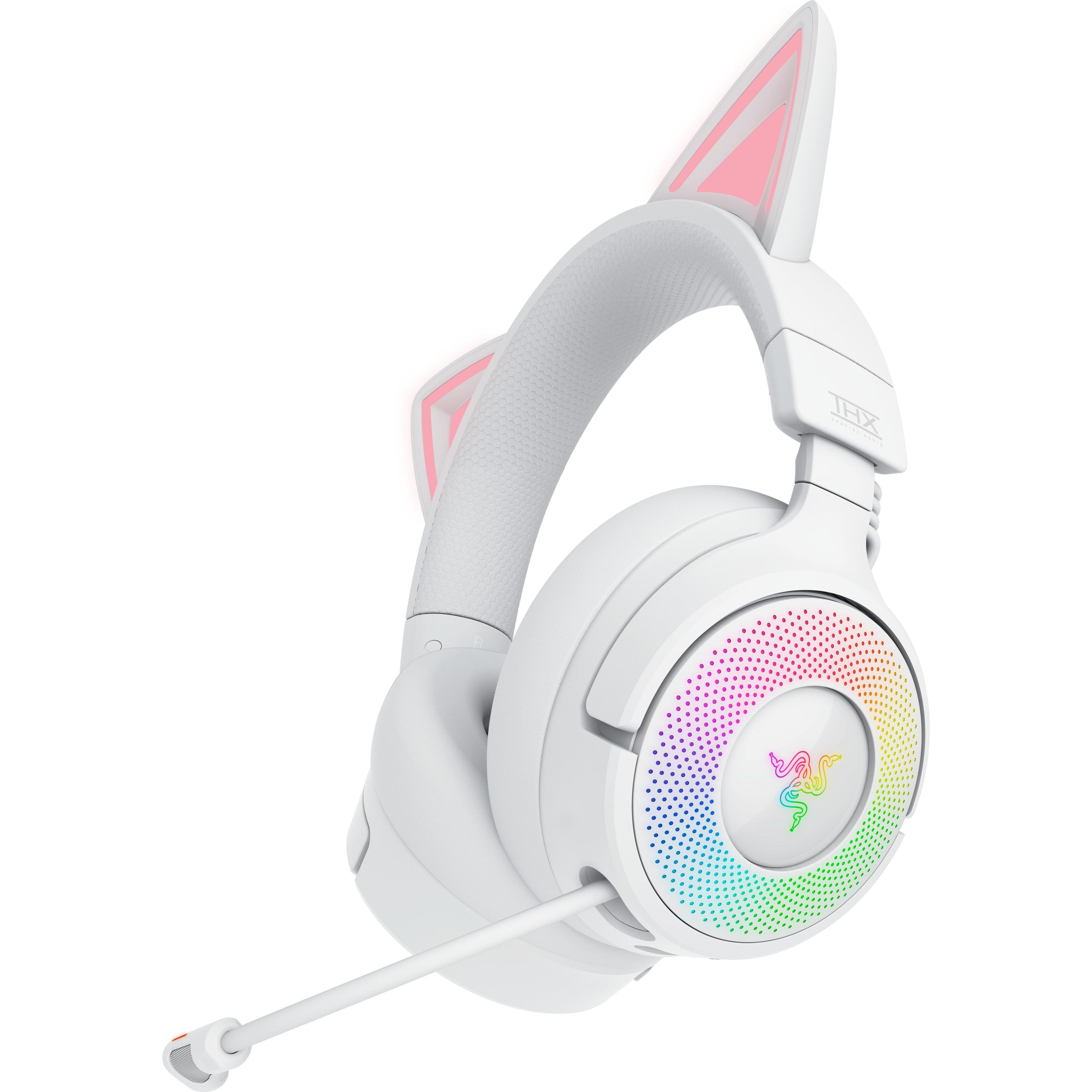 Razer Kraken Kitty V3 Pro - White (Kabellos), Gaming Headset, Weiss