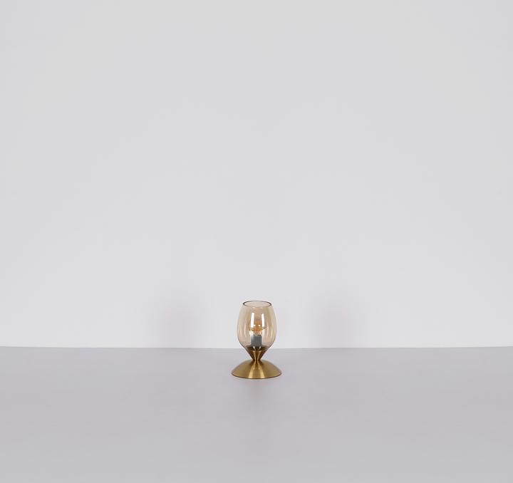 Produktbild Globo Kuwaita E14 Tischleuchte Messingfarben Matt, Metall 18cm 24007M (E14)