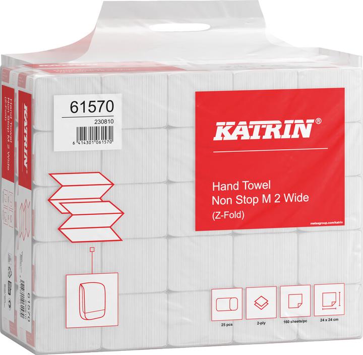 Actual product image Katrin Z-Fold towels (4000 x)