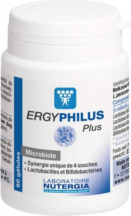 Actual product image Nutergia ERGYPHILUS Plus Capsules (60 Capsules) (60 Piece, Capsules, Pills)