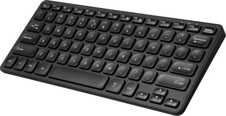 Actual product image Perixx PERIBOARD-416 EN, wired, USB mini keyboard with 4 hubs, black (DE, Cable)