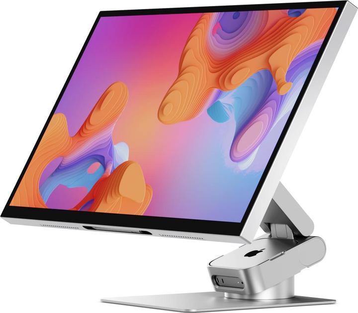 Immagine prodotto Alogic ASPEKT Omni Fold Stand Mac Mini for 32 Monitor Silver (Tavolo, 32", 9 kg)