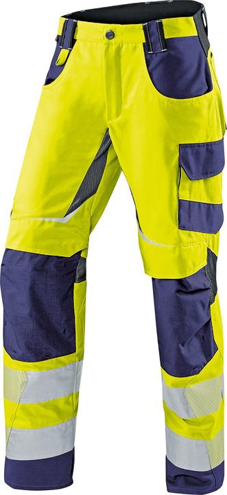 Actual product image Kübler Summer trousers REFLECTIQ PSA 2 warning yellow/dark blue shape 2407 size 26K (26)