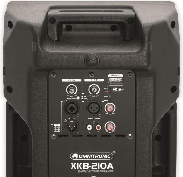 Image du produit Omnitronic XKB-210A (Actif, 1x 250 W)