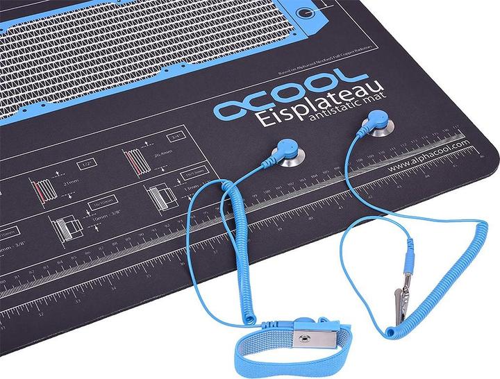 Produktbild Alphacool Eisplateau Anti-Statik Arbeits- und Montagematte 120x60cm