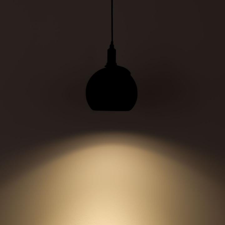 Produktbild Isoled Track48 Hängeleuchte Ball Fokus schwarz, 12W, 60°, 48V DC, 3000K, CRI90, DALI dimmbar