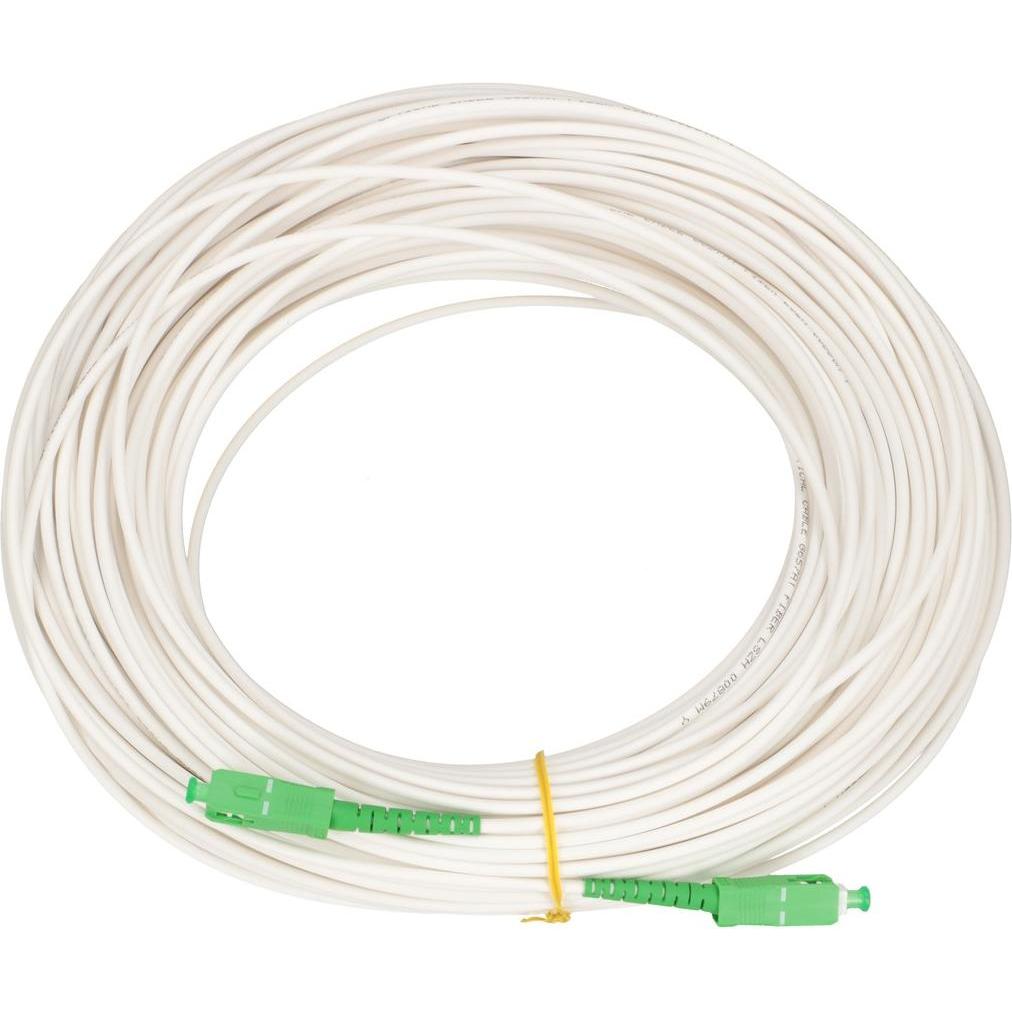 Extralink Išorinis rašalas išorinis RAŠALAS PATCHCORD SC/APC-SC/APC SM G657A1 SIMPLEX 3,0 MM 60M LSZH BALTA (60 m), Netz...