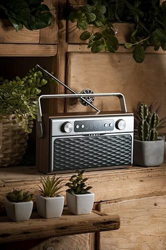 Actual product image Camry Radio CR 1183 Portable Digital Aluminum,, Wood (FM, Bluetooth)