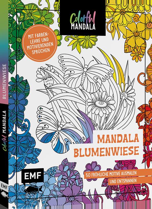 Produktbild Malbuch - Blumenwiese Mandala