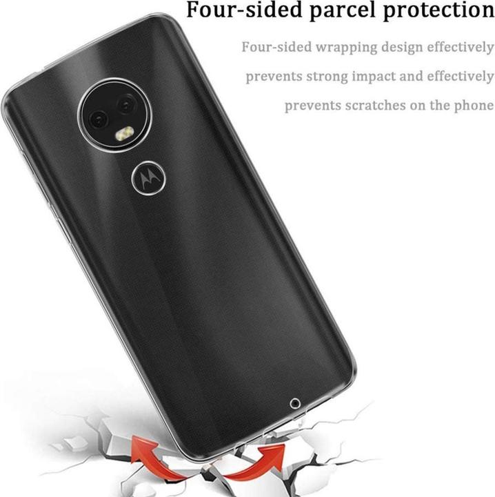 Actual product image Screenguard Motorola Moto G7 Plus Flexible TPU Clear Case (Motorola Moto G7 Plus)
