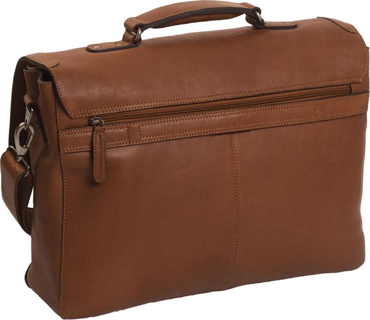 Immagine prodotto The Vegan Cow Chesterfield Marchio Leren Laptoptas Cognac Iowa