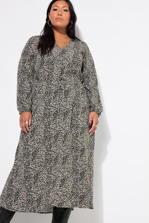 Produktbild Studio Untold Maxikleid, A-Line, Leo-Print, Wrap-Optik (54)