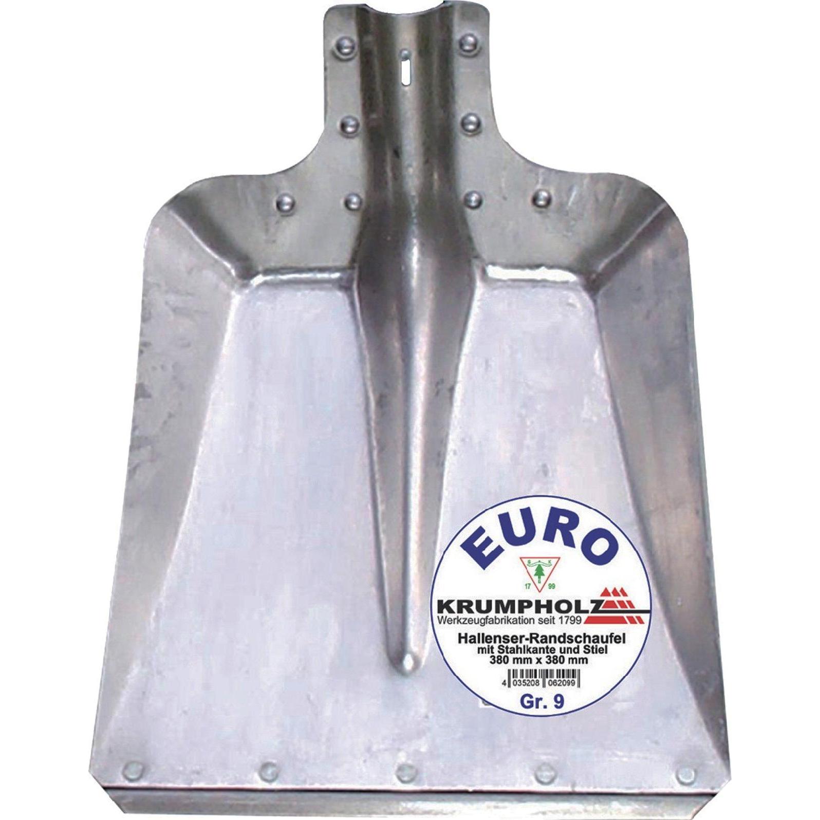 Krumpholz, Spaten + Schaufel, Hallenser Randschaufel FAVORIT Grösse 7 340 x 325 mm Aluminiumblech
