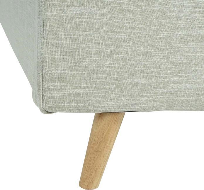 Actual product image Swisshandel24 Upholstered bed HWC-J98, bed double bed bed frame with slatted frame, solid wood 180x200cm (180 x 200 cm)