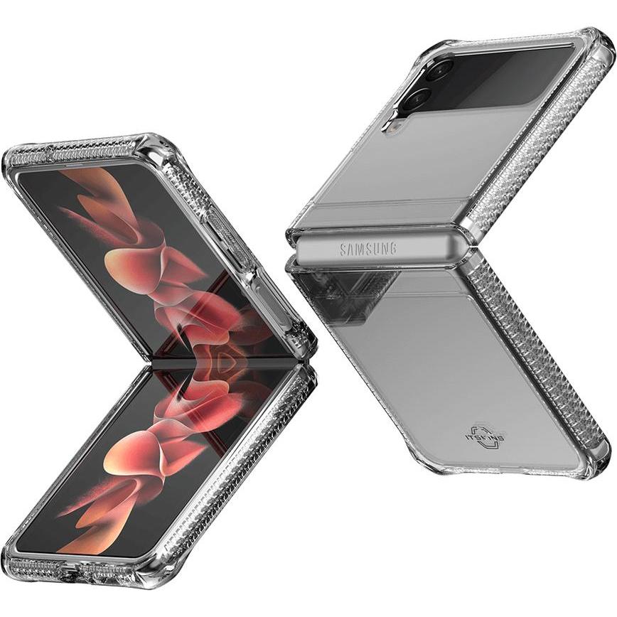 Thumbnail - Itskins Drop-Protection Cover HYBRID CLEAR transparent (Samsung Galaxy Z Flip3), Smartphone Hülle, Transparent