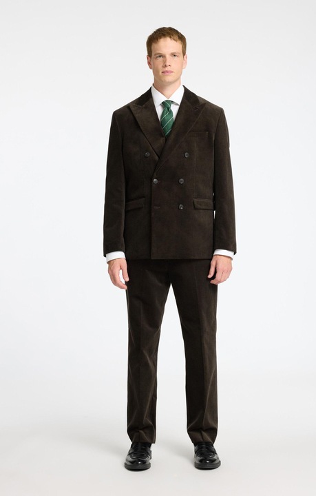 Actual product image Selected Homme Regular fit corduroy double-breasted blazer (50)